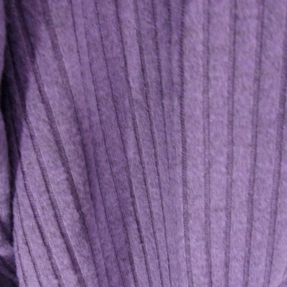 Ruched Front Sweater V-Neck Purple Plus Size 18/20 - Picture 4 of 5